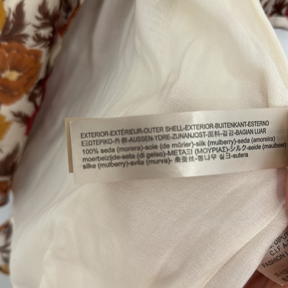 Massimo Dutti Silk Floral dress - Picture 7 of 8